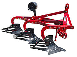 Плуг навісний ексцентричний (UNLU) ППН 3-х корпусний з пір'яними відвалами для трактора МТЗ