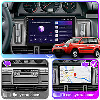 Штатна магнітола 9" Lesko для Nissan X-Trail I 2000-2003 4/64Gb CarPlay 4G Wi-Fi GPS Prime 8 ядер Нісан 6 шт., фото 2