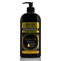 Крем батер для тела и рук 5 в 1 с аргановым маслом, Cream Butter with Argan Oil, Revuele, 400 ml