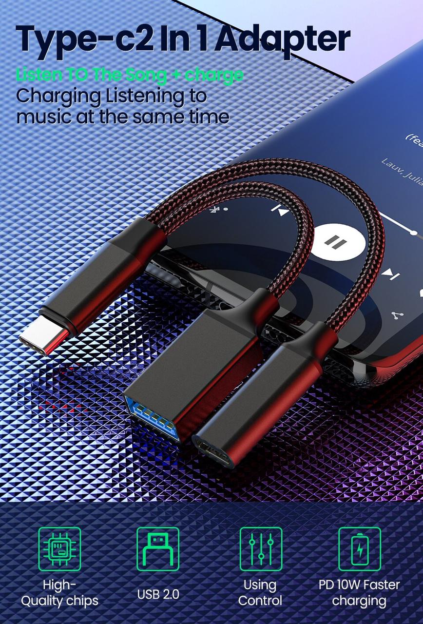 Type-C USB OTG HUB, с зарядкой, N1, цена 220 грн — Prom.ua (ID#1714467047)