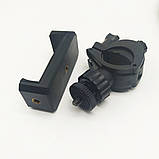 Кільцева світлодіодна лампа Ra:95 з дзеркалом і USB Набір блогера 26 см селфі кільце зі штативом 2 м, фото 6