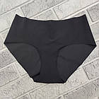Труси шорти жіночі безшовні р.L (46-48) чорні ТРІО 30037113, фото 2
