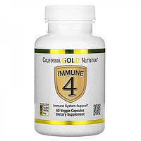 Для иммунной системы California Gold Nutrition Immune 4 60 Veggie Capsules