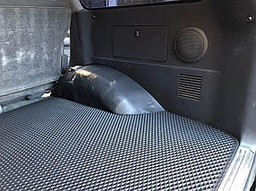 Килимок багажника (EVA, чорний) Toyota Land Cruiser 80 AUC Гумові килимки в багажник Тойота Ленд Крузер 80