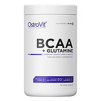 Амінокислоти OstroVit BCAA + Glutamine 500 грам без змаку