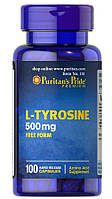 Амінокислота Puritan's Pride L-Tyrosine 500mg 100 капсул