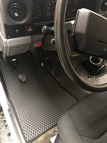 Toyota Land Cruiser 70 Килимки EVA передні (чорні) AUC Гумові килимки Тойота Ленд Крузер 70