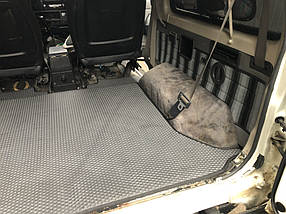 Килимок багажника без задніх сидінь (EVA, чорний) Toyota Land Cruiser 70 AUC Гумові килимки в багажник