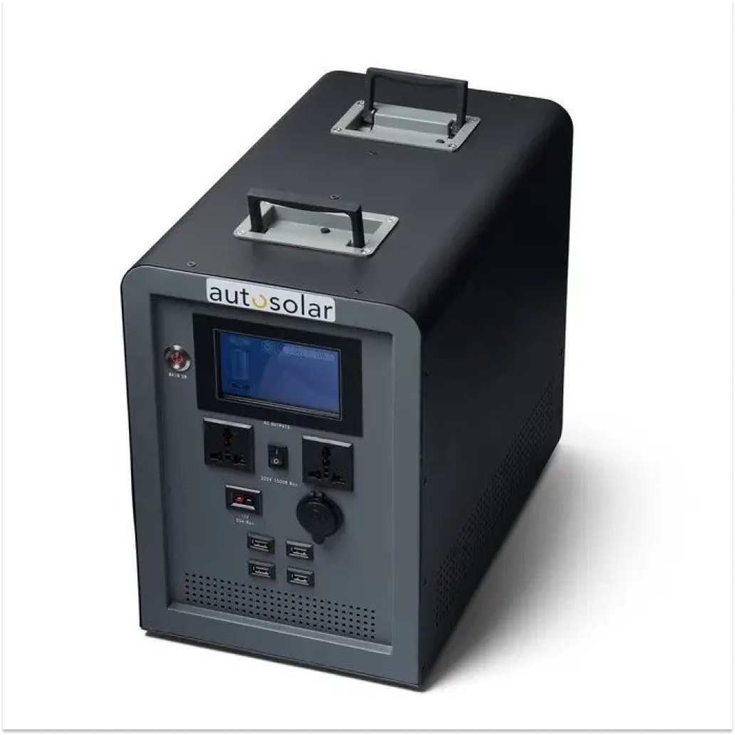 Сонячний генератор AutoSolar 1500W - 100 Ah