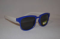 Солнцезащитные очки детские Wayfarer бело-синий