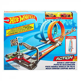 Трек портативний Hot Wheels Подвійна петля