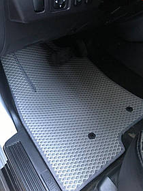 Килимки EVA (сірі) Mitsubishi Pajero Wagon IV AUC Гумові килимки Міттсубісі Паджерро Вагон 4