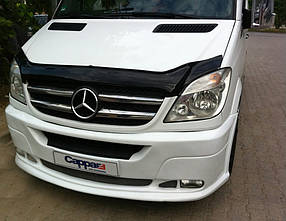 Дефлектор капота 2006-2013 (EuroCap) Mercedes Sprinter 2006-2018 рр. AUC Дефлектор на капот (Мухобійка)