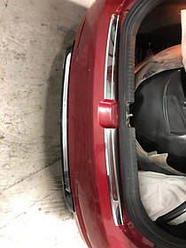 Накладки на задній бампер Carmos (Active, 2 част, неірж) Hyundai I-20 2014-2020 рр. AUC Накладки на задний