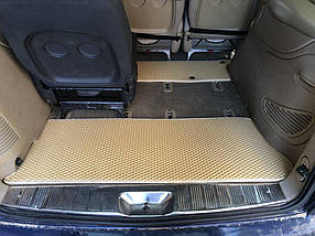 Килимок багажника (EVA, бежевий) Volkswagen Sharan 1995-2010 рр. AUC Гумові килимки в багажник Фольксваген