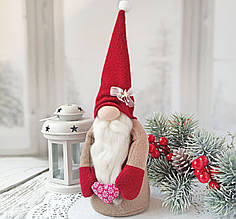 Інтер'єрна іграшка "Скандинавський гном" світло-коричневий