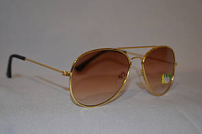 Сонцезахисні окуляри дитячі Aviator коричневий