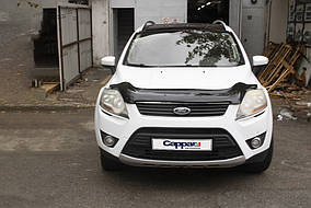 Дефлектор капота EuroCap Ford Kuga 2008-2013 рр. AUC Дефлектор на капот (Мухобійка) Форд Куга