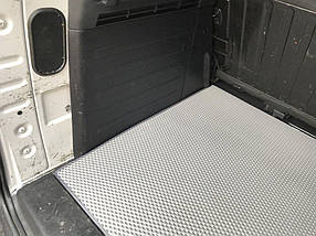 Peugeot Partner 2008-2018 Килимок багажника (EVA, сірий) коротка база AUC Гумові килимки в багажник Пежо