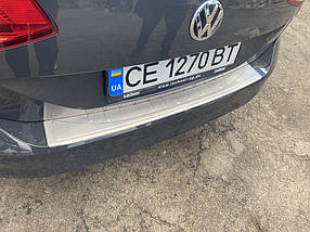 Volkswagen Passat B8 SW Накладка на задній бампер AUC Накладки на задній бампер Фольксваген Пассат Б8