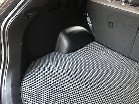 Килимок багажника (EVA, поліуретановий, чорний) (5 місць) Hyundai Santa Fe 3 2012-2018 рр. AUC Гумові килимки