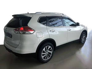 Nissan X-trail T32 (2014 ⁇ ) Вітровики з хромом молдингом (4 шт., HIC) ARS Дефлектори вікон Ніссан Х-Трейл T32 /