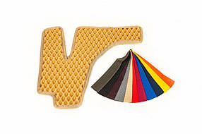 Mercedes Viano Гумові килимки EVA (чорний колір) для 1+1 AUC Гумові килимки Мерседес Бенц Віано