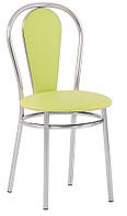 Обідній кухонний стілець Флоріно Florino chrome V-47 оливковий Новий Стиль (замовлення кратно 4шт.)