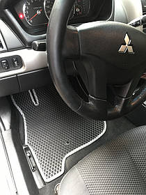 Килимки EVA (чорні) Mitsubishi Galant 2003-2012 рр. AUC Гумові килимки Міцубісі Галант