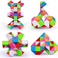 QiYi Rubik's Snake 72 pcs colorful | 126 cm | Змейка Рубика 72 элемента | разноцветная | 126 см