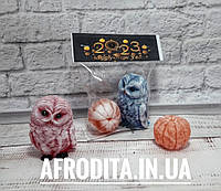 Мандарин і сова. Мило ручної роботи. Подарунковий набір.