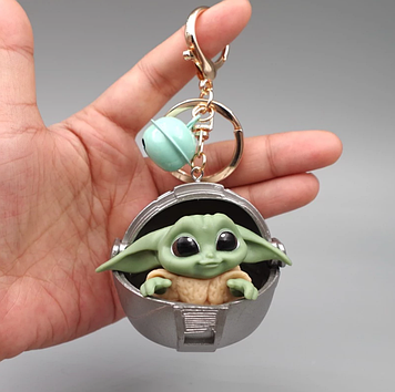 Брелоки брелок Yoda Йода Star Wars Грогу в колясці v9 Seuno