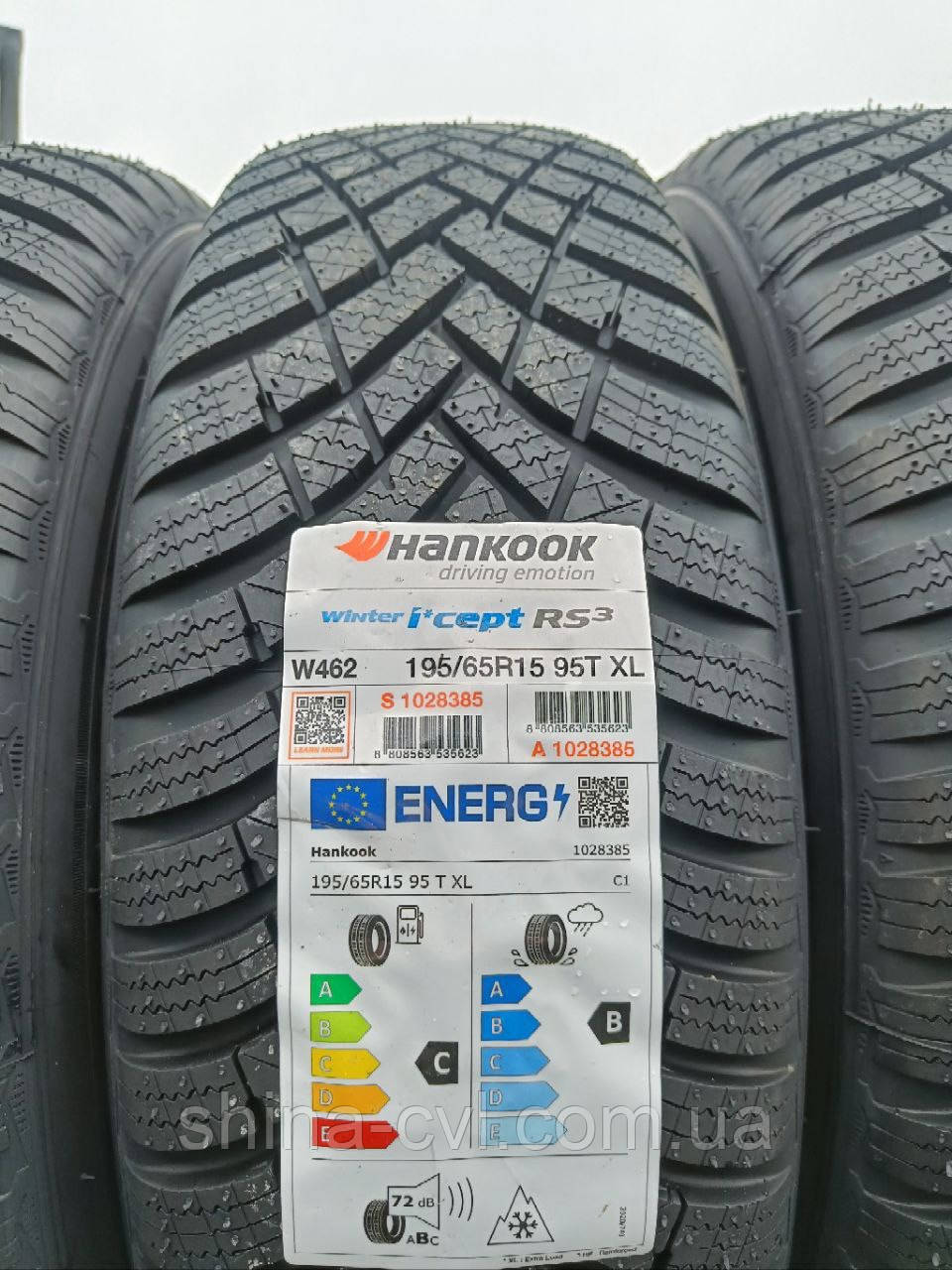 Зимові шини 195/65 R15 95T XL HANKOOK WINTER I*CEPT RS3 W462