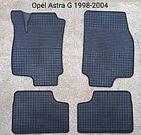 Коврики резиновые Opel Astra G 1998-2004