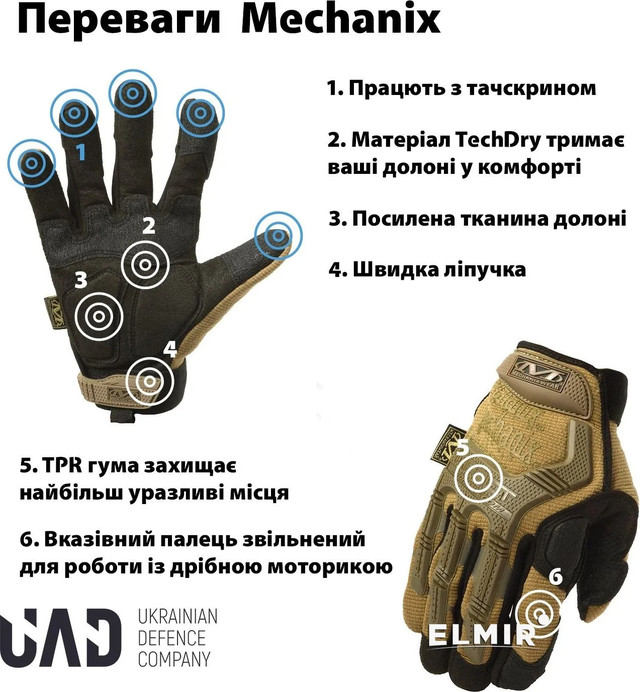 Мужские Военные Тактические Перчатки, Полнопалые Штурмовые Перчатки ВСУ ...
