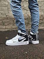 Высокие кроссовки Nike Air Force 1 `07 high Utility / Найк Аир Форс утилити высокие белые