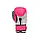 Рукавиці боксерські THOR TYPHOON 14oz / Шкіра / рожево-біло-сірі, фото 3