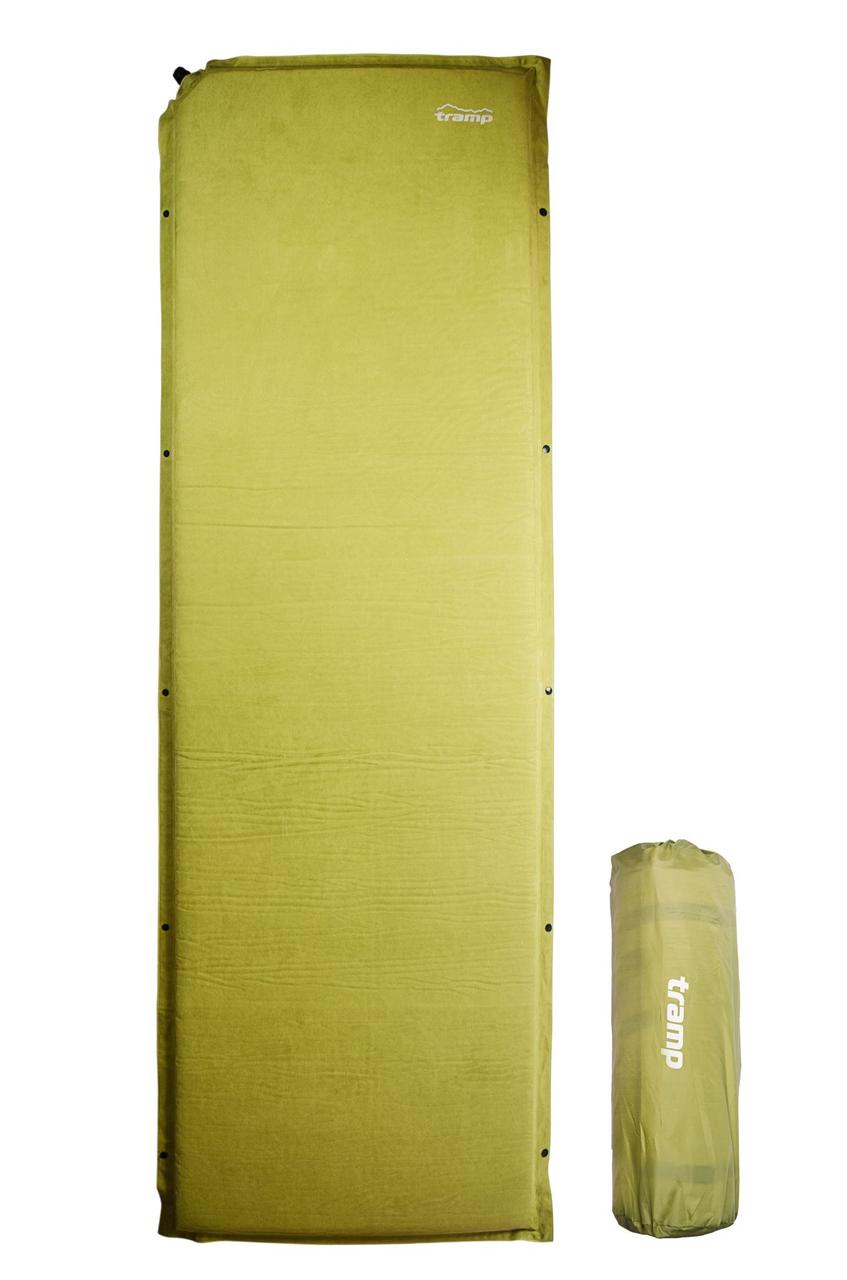 Килимок самонадувний туристичний (каремат) Tramp TRI-010, 5 см, олива
