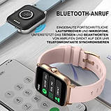Смарт-годинник для дзвінків із динаміком, 1,7-дюймовий сенсорний екран, пряме з'єднання з навушниками Bluetooth, фото 2