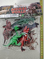 Набор динозавров 6 предметов (W4759) - игрушечные динозавры, набор фигурок динозавров, резиновые динозарвы ON