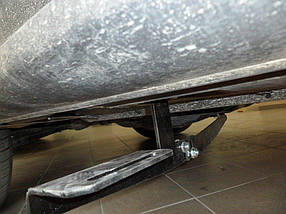 Бічні пороги Line (2 шт., алюміній) Range Rover Sport 2005-2013 рр. AUC Бічні пороги Ленд ровер Рендж