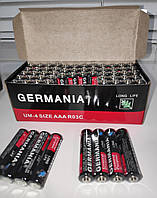 Батарейка Germania ААА R03 - цена за 1 шт при покупке блока 60 шт мини пальчиковая мини пальчик мизинчик