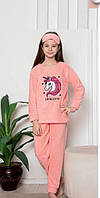 Утепленная пижама для девочки ТМ Minimoon оптом, Турция (р.5-6-7-8 лет ) 4 шт в ростовке