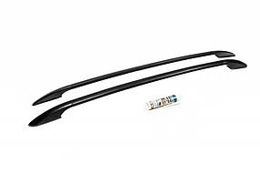 Toyota Auris 2007-2012 Рейлінги OmsaLine Solid (2 шт., чорні) AUC Рейлінгі Тойота Ауріс