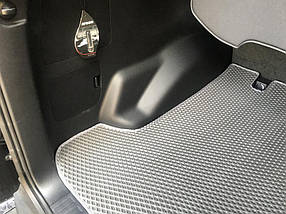 Toyota Prado 150 2018+ Килимок багажника 5 місцевий (EVA, поліуретановий, чорний) Base AUC Гумові килимки