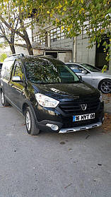 Дефлектор капота (EuroCap) Renault Lodgy 2013 ⁇  рр. AUC Дефлектор на капот (Мухобійка) Рено Лоджі