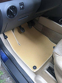 Килимки EVA (3 ряди, бежеві) Volkswagen Sharan 1995-2010 рр. AUC Гумові килимки Фольксваген Шаран