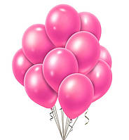 Воздушные шары "Set", набор 10 шт., Италия, Ø 28 см., розовый (металлик)