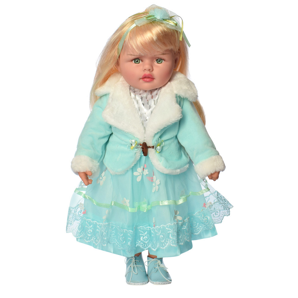 Інтерактивна м'яконабивна лялька «Панночка» M 4412 UA, (4 види), українською мовою, в коробці