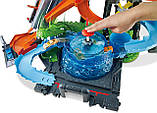 Ігровий набір Hot Wheels Вибух кольорів Водонапірна вежа / Hot Wheels City Ultimate Gator Car Wash, фото 6